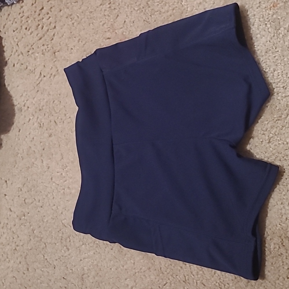 Size medium dark blue workout shorts